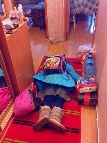 Конец учебной недели выглядит так.