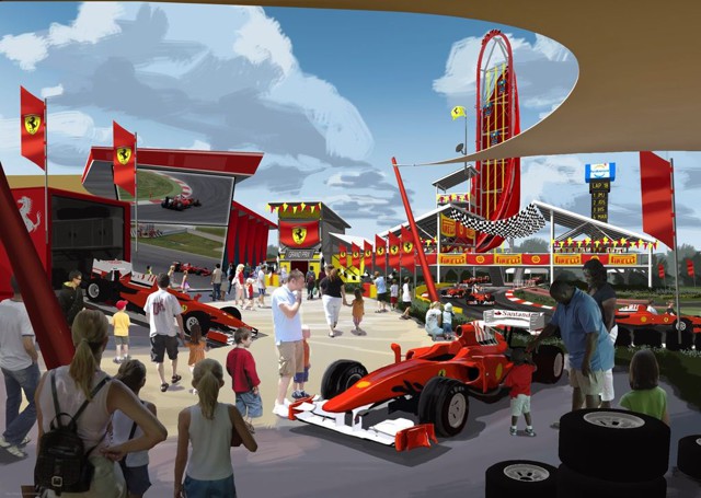 Парк аттракционов Ferrari Land построят в Испании
