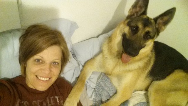 Фото с псом