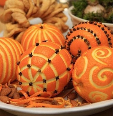Помандер - новогодний апельсин с гвоздикой или ароматизатор для дома