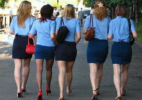 Красивые российские женщины-полицейские (милиционерши)