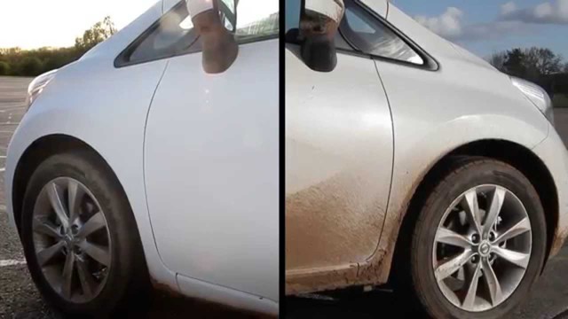 Nissan разработал краску, отталкивающую грязь