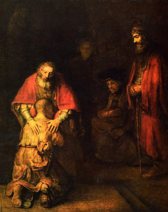 Картина Рембрандта Возвращение блудного сына