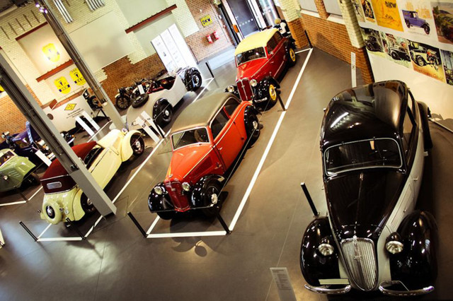 Автомобили индустриального музея Хемница и выставка автомобилей DKW