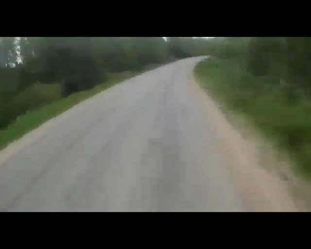 Спас мотоциклиста от лобового столк 