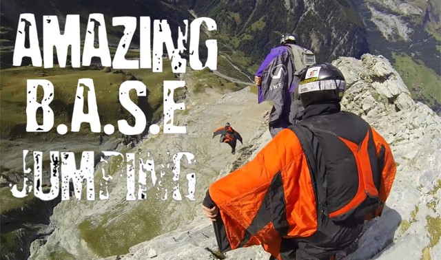 Amazing B.A.S.E. Jumping