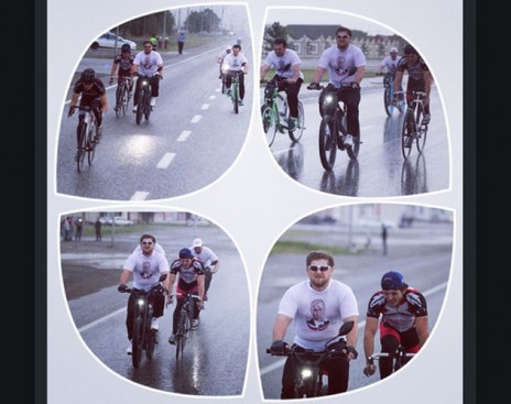 Кадырова уличи в использовании мопеда в ходе велопробега.