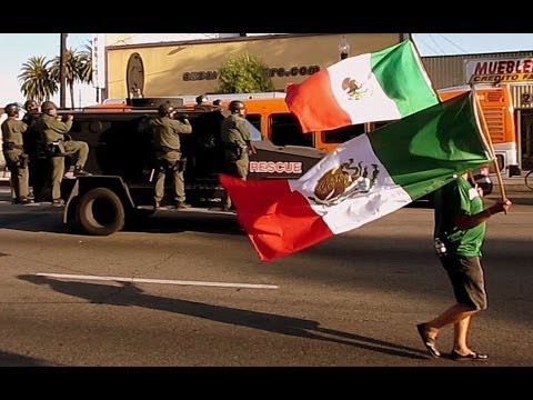 Победа Мексики чуть не обернулась в крупные беспорядки в Лос-Анджелесе