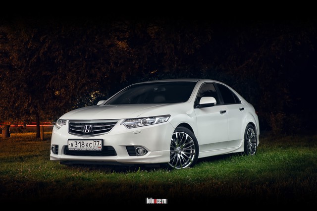 Honda Accord 8 Type-S  - секрет съемки таких фото.