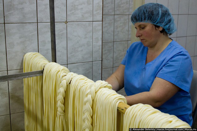 Производство адыгейского сыра