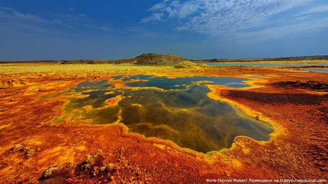 Инопланетные пейзажи вулкана Даллол