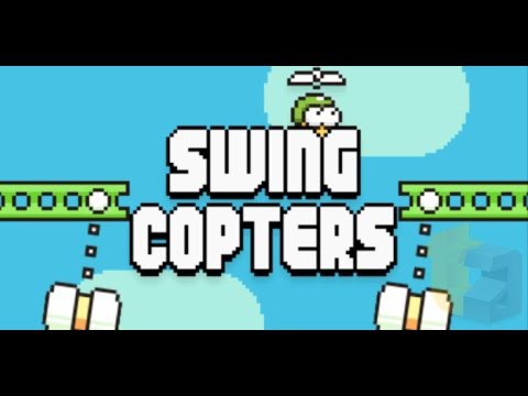 Swing Copters - сумасшедшая игра от создателя Flappy Bird 