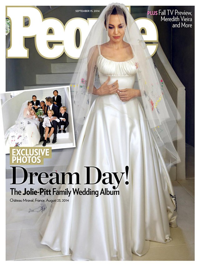 Первые свадебные фотографии Бреда Питта и Анджелины Джоли