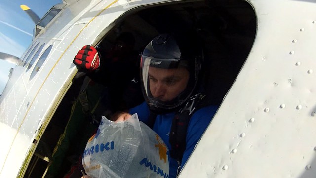 skydive ice bucket challenge