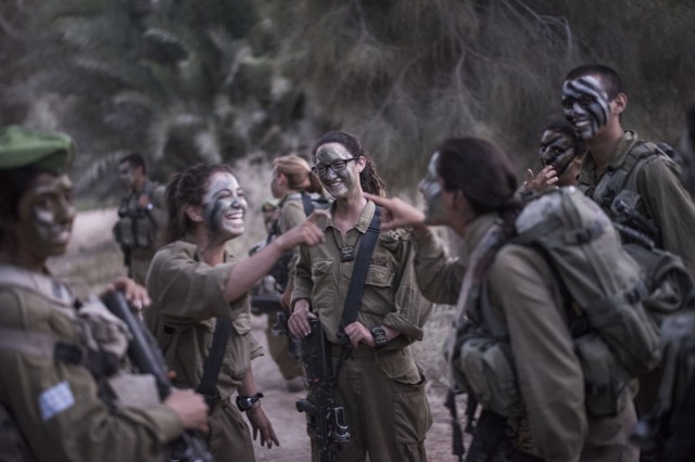  Девушки в армии израиля 