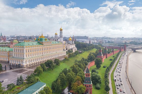 Московский Кремль с высоты