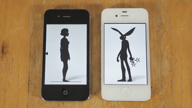 Клип на 14 экранах айфонов и айпадов