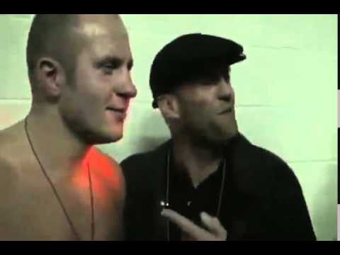 Fedor and Jason Statham Backstage-Вчера Федору Емельяненко исполнилось
