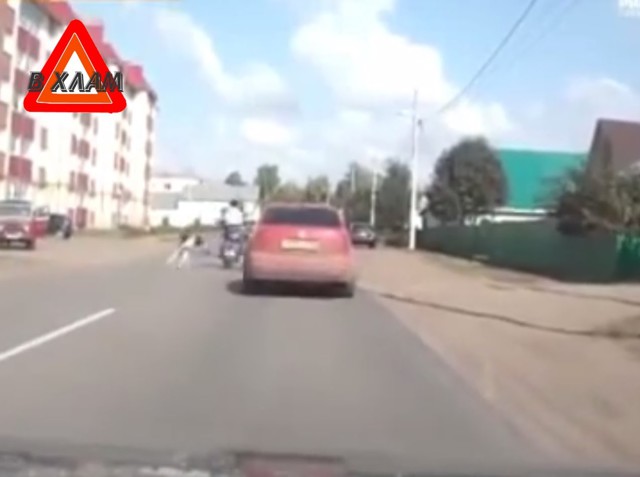 Чудом обошлось без серьезных травм! 
