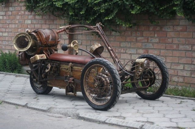 Отечественный Steampunk Trike