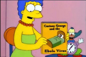 Эбола шествует по миру, как и предсказывали Симпсоны в 1997 году