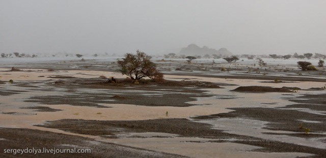 Наводнение в пустыне Омана