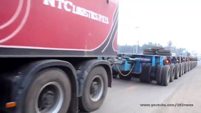 Прицеп для грузовика 144 колеса 