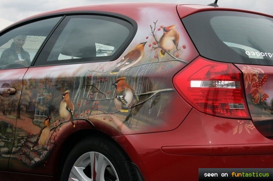 Рисунки на автомобилях