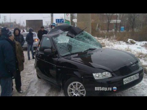 Подборка аварий и ДТП от Леонид за 26.10.2014