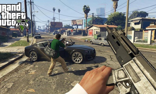 Grand Theft Auto 5 от первого лица