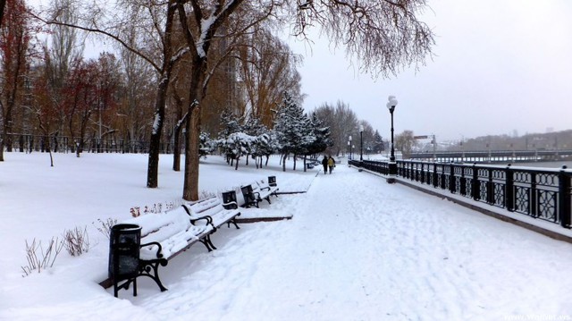 Прогулка в супермаркет Донецка 