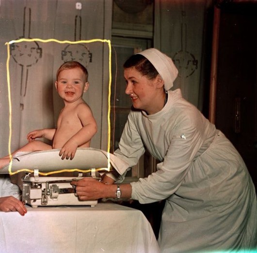 Цветные фотографии 50-х годов