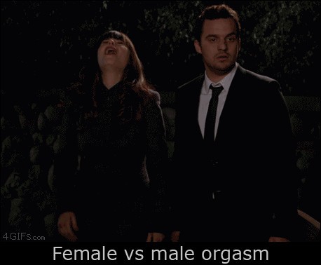 Женский оргазм и мужской оргазм