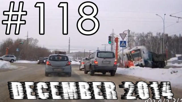 Подборка аварий и ДТП от Андрей за 12.12.2014