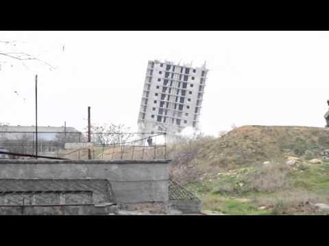 Снос недостроенного 16-ти этажного дома в Севастополе