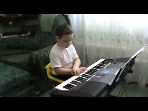 одинокий пастух на синтезаторе. мальчику 9 лет