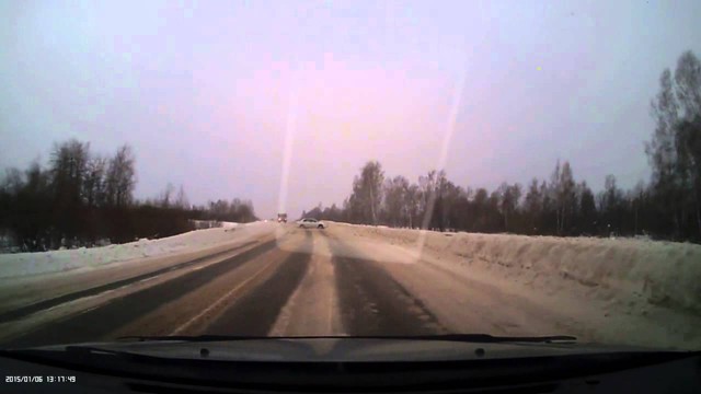 Занос с серьезными последствиями 06.01.2015 