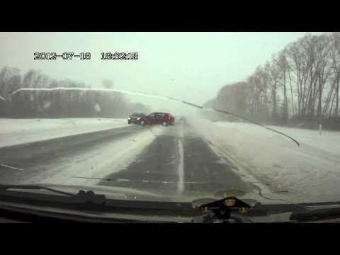 Занесло на встречную. ДТП под Казанью