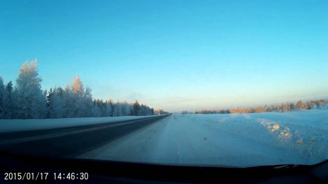Встретились. Трасса  Сургут-Когалым
