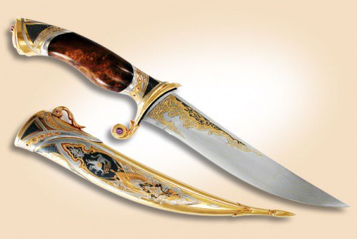 Подборка коллекционных златоустовских ножей