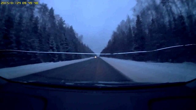 Вылетел с трассы 