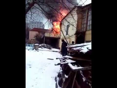 Видео пожара в Харькове