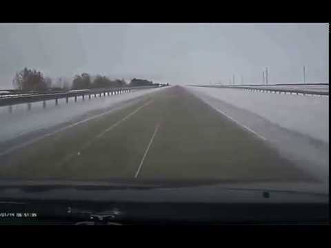 Как чистят снег в Казахстане