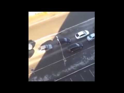  Провал асфальта в Тюмени в реальном времен