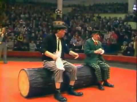 Никулин и Шуйдин, клоунада - Бревно 
