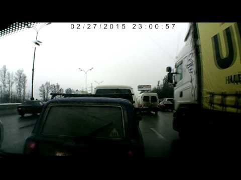 Двойной удар - ДТП на МКАД