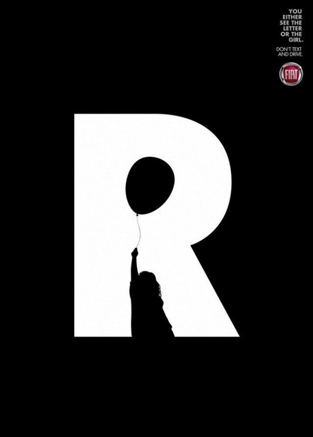 Ты видишь букву R или девочку?