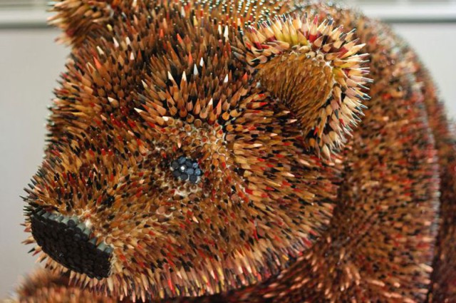 25 удивительных скульптур из карандашей