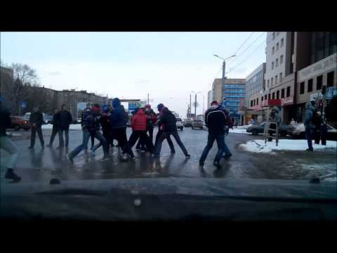 Суровые челябинские пешеходы