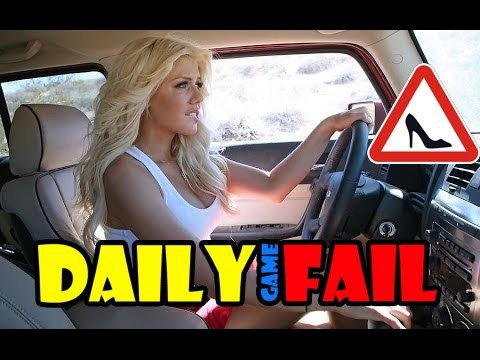  Девушка за рулем - Daily Game Fail